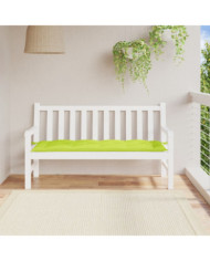 Coussin de banc de jardin vert brillant 150x50x7cm tissu oxford | Mobilier & Déco