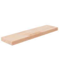 Panneau d'étagère 80x20x4 cm Bois de chêne massif non traité | Mobilier & Déco