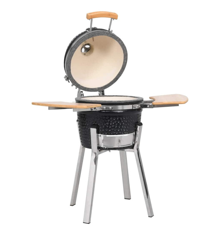 Kamado Barbecue à fumoir Céramique 81 cm | Mobilier & Déco