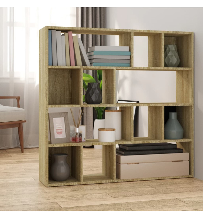 Bibliothèque/Séparateur de pièce Chêne Sonoma 105x24x102 cm | Mobilier & Déco