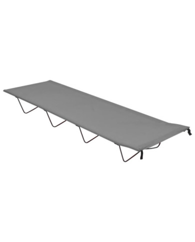 Lit de camping 180x60x19 cm Tissu Oxford et acier Gris | Mobilier & Déco