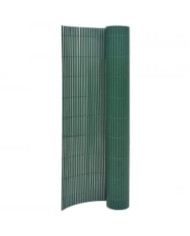 Clôture de jardin double face 90x400 cm Vert | Mobilier & Déco