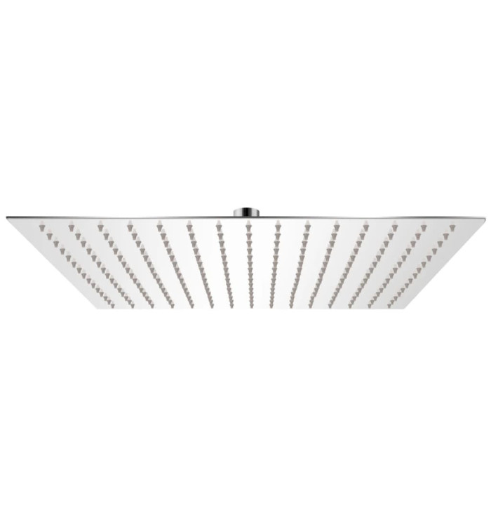 Tête de douche plongeante carrée en acier inoxydable 40x40 cm | Mobilier & Déco