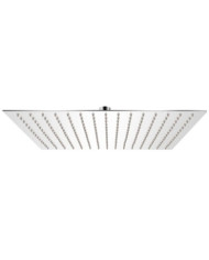 Tête de douche plongeante carrée en acier inoxydable 40x40 cm | Mobilier & Déco