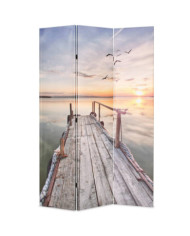 Cloison de séparation pliable 120 x 170 cm Lac | Mobilier & Déco