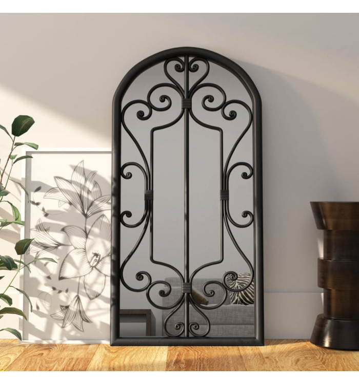 Miroir Noir 70x30 cm Fer pour utilisation à l'intérieur | Mobilier & Déco
