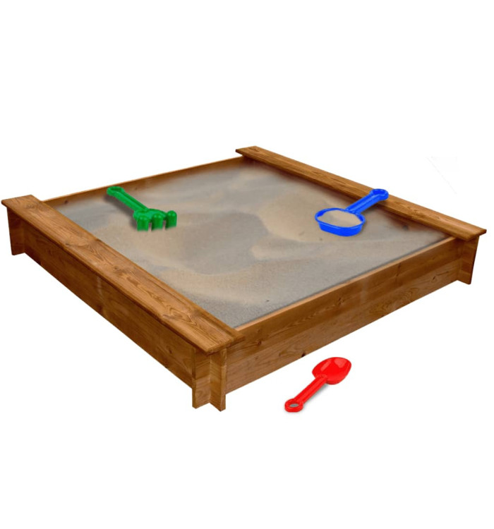 Bac à sable carré Bois | Mobilier & Déco