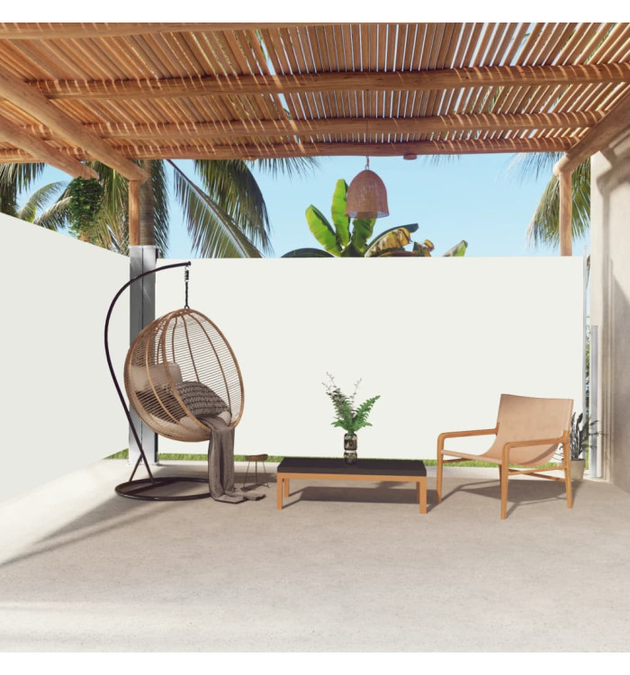 Auvent latéral rétractable Crème 180x600 cm | Mobilier & Déco