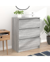 Buffet Sonoma gris 60x35x76 cm Bois d'ingénierie | Mobilier & Déco