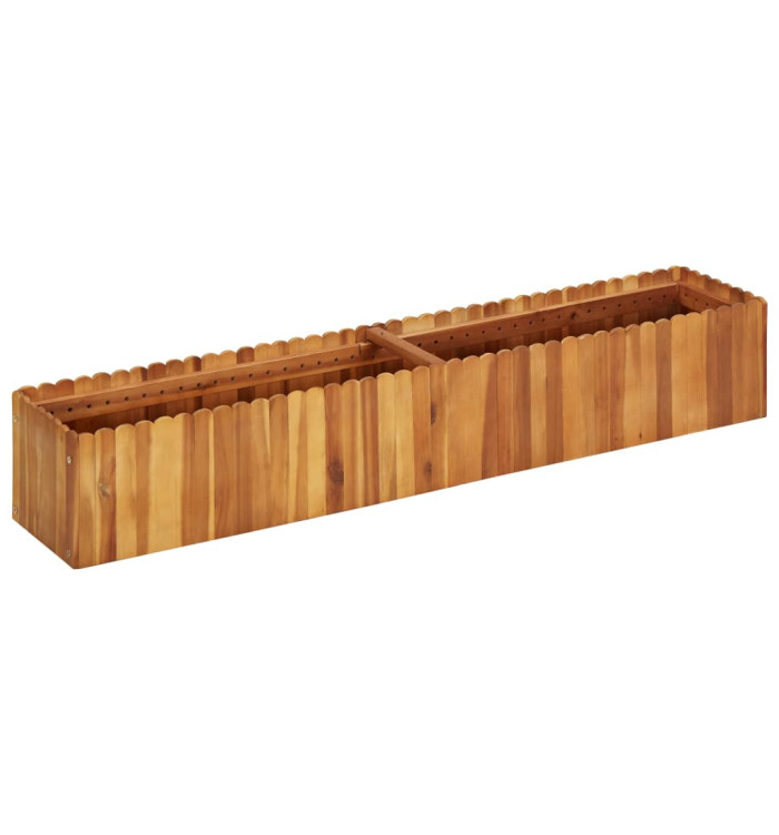 Lit surélevé de jardin 150x30x25 cm Bois massif d'acacia | Mobilier & Déco
