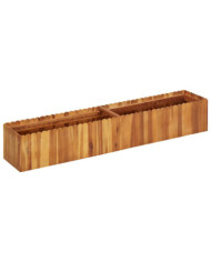 Lit surélevé de jardin 150x30x25 cm Bois massif d'acacia | Mobilier & Déco