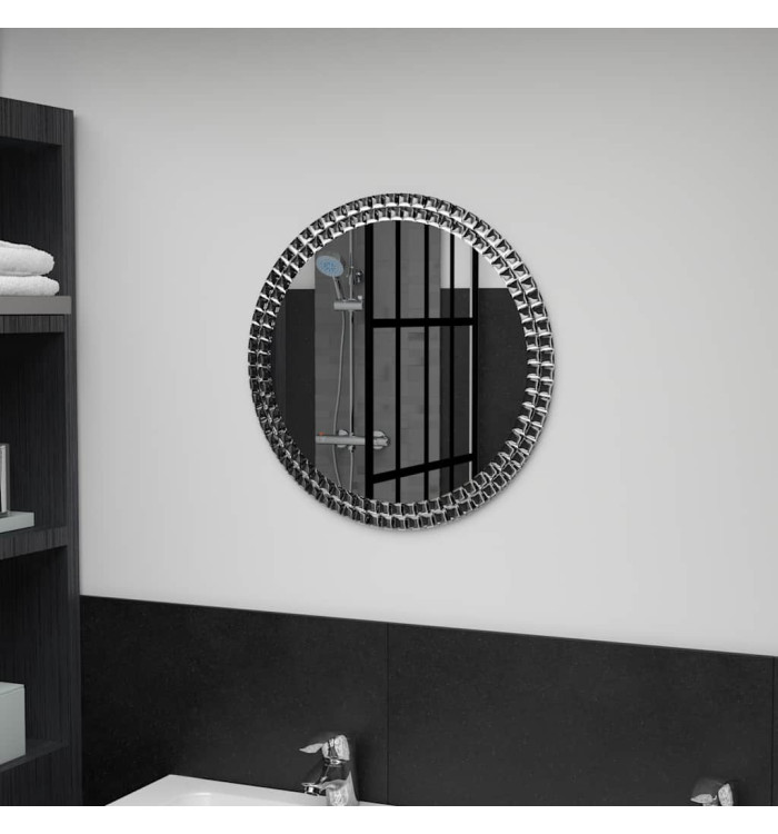 Miroir mural 50 cm Verre trempé | Mobilier & Déco