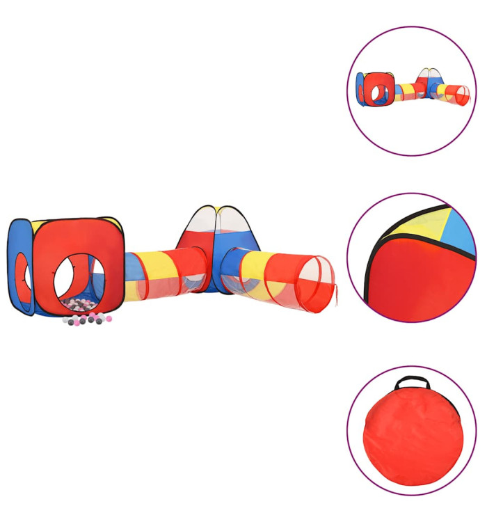 Tente de jeu pour enfants avec 250 balles Multicolore | Mobilier & Déco