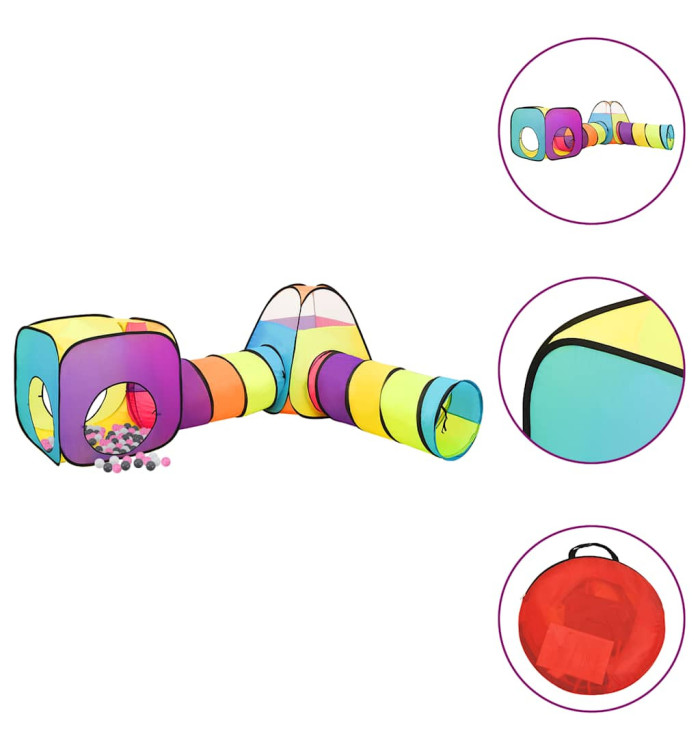 Tente de jeu pour enfants avec 250 balles Multicolore | Mobilier & Déco