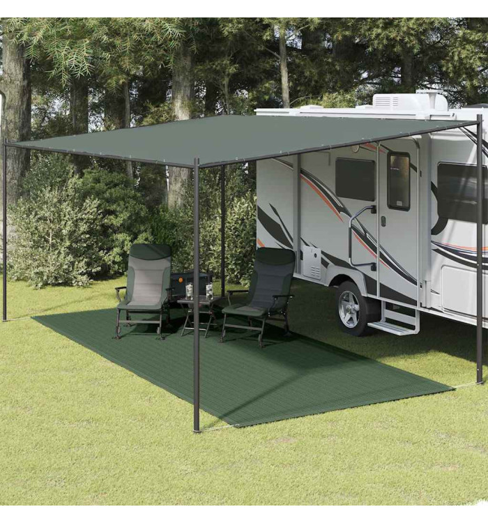 Tapis de tente 250 x 600 cm PEHD Vert | Mobilier & Déco