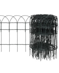 Bordure de pelouse Fer enduit de poudre 25x0,4 m | Mobilier & Déco