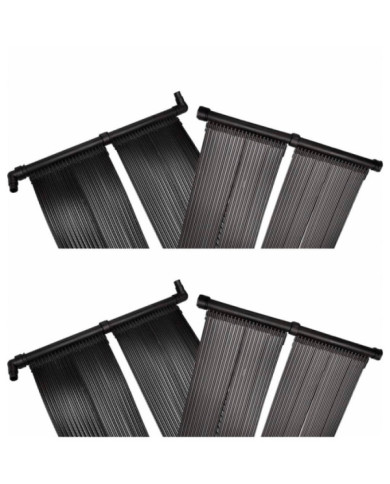 Panneaux solaires de chauffage de piscine 4 pcs 80x620 cm | Mobilier & Déco