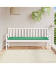 Coussin de banc de jardin vert 180x50x7 cm tissu oxford | Mobilier & Déco