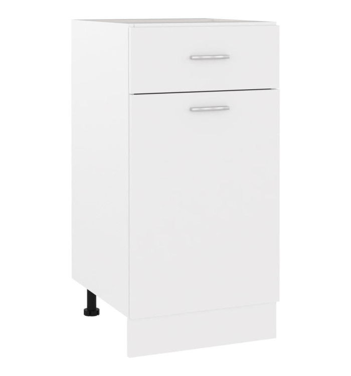 Armoire de plancher à tiroir "Lyon" Blanc 40x46x81,5cm | Mobilier & Déco