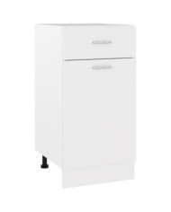 Armoire de plancher à tiroir "Lyon" Blanc 40x46x81,5cm | Mobilier & Déco
