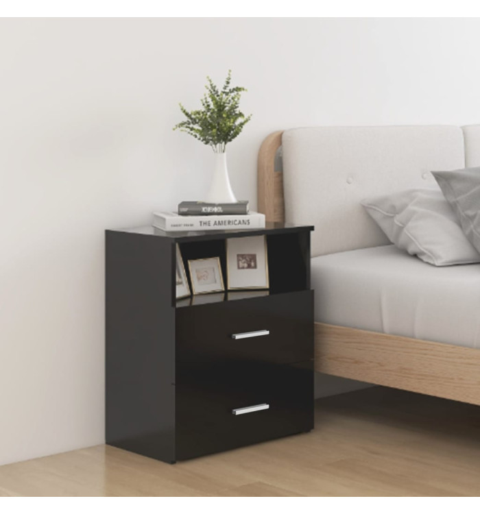 Table de chevet Noir 50x32x60 cm | Mobilier & Déco
