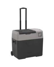 Glacière avec roue et poignée noir et gris 40 L polypropylène | Mobilier & Déco