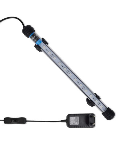 Lampe LED d'aquarium 28 cm Bleu | Mobilier & Déco