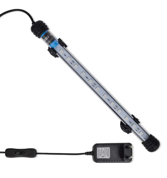 Lampe LED d'aquarium 28 cm Bleu | Mobilier & Déco