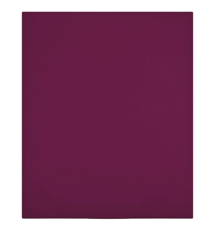 Drap-housse Jersey Bordeaux 140x200 cm Coton | Mobilier & Déco