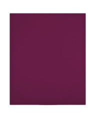 Drap-housse Jersey Bordeaux 140x200 cm Coton | Mobilier & Déco