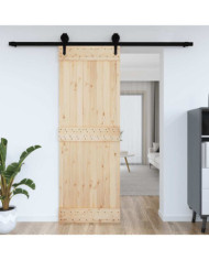 Porte NARVIK 80x210 cm bois massif de pin | Mobilier & Déco