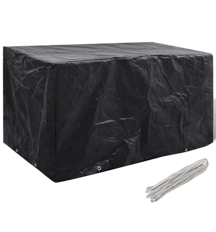 Housse de salon de jardin 8 œillets 180x70x90 cm | Mobilier & Déco