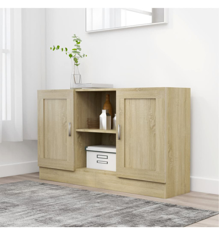 Buffet Chêne sonoma 120x30,5x70 cm Bois d'ingénierie | Mobilier & Déco