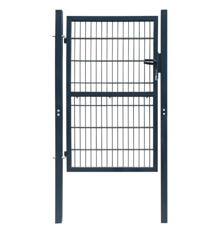 Portillon 2D (simple) Gris anthracite 106x190 cm | Mobilier & Déco