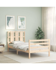 Cadre de lit sans matelas bois massif | Mobilier & Déco