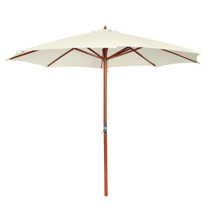 Parasol 300x258 cm Blanc sable | Mobilier & Déco