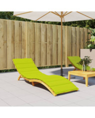 Coussin de chaise longue vert vif 200x60x3 cm tissu oxford | Mobilier & Déco