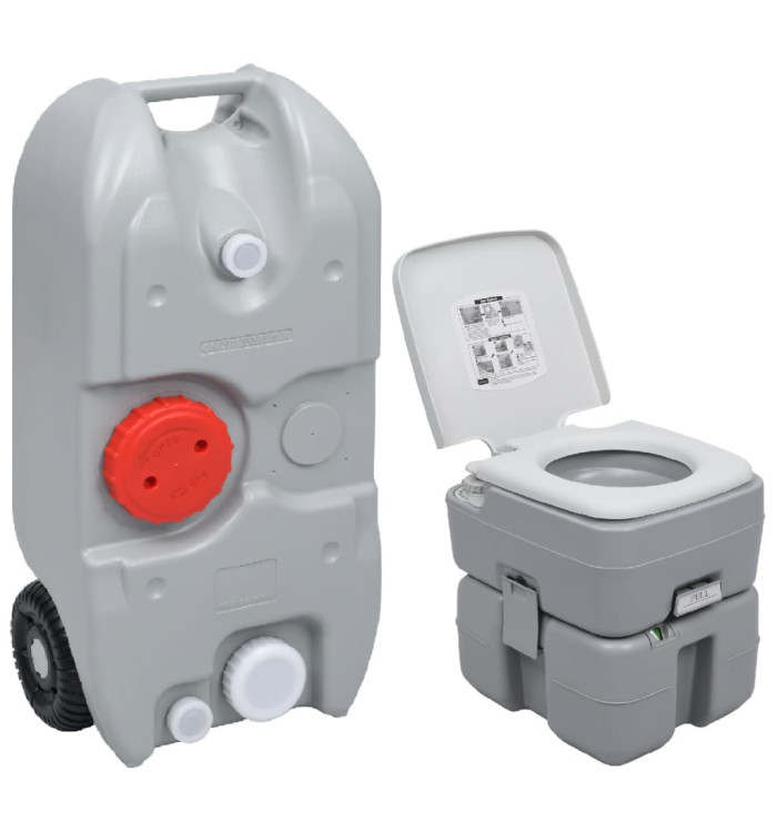 Ensemble de toilette et réservoir d'eau de camping portable | Mobilier & Déco