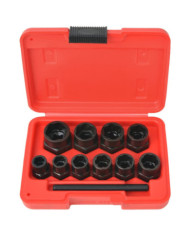 Kit d'extracteur de boulons/d'écrous endommagés Acier 11 pcs | Mobilier & Déco