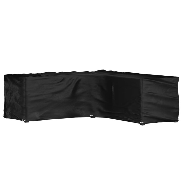Housse de salon de jardin en forme de L 16 œillets 285x285x90cm | Mobilier & Déco