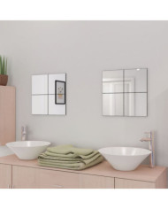 Carreaux de miroir sans cadre 16 pcs 20,5 cm | Mobilier & Déco