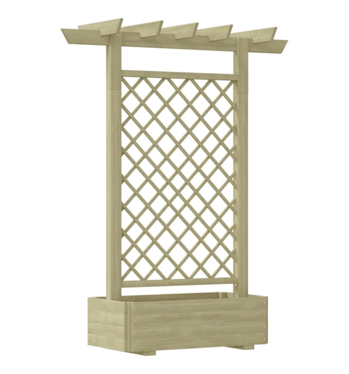 Jardinière pergola 162 x 56 x 204 cm Bois | Mobilier & Déco