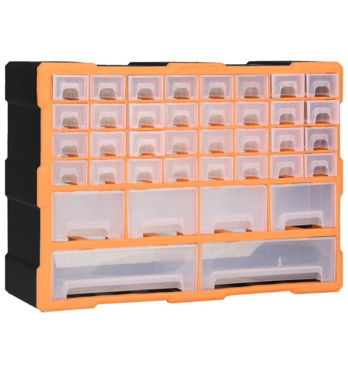 Organisateur multi-tiroirs avec 38 tiroirs 52x16x37,5 cm | Mobilier & Déco