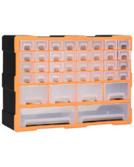 Organisateur multi-tiroirs avec 38 tiroirs 52x16x37,5 cm | Mobilier & Déco