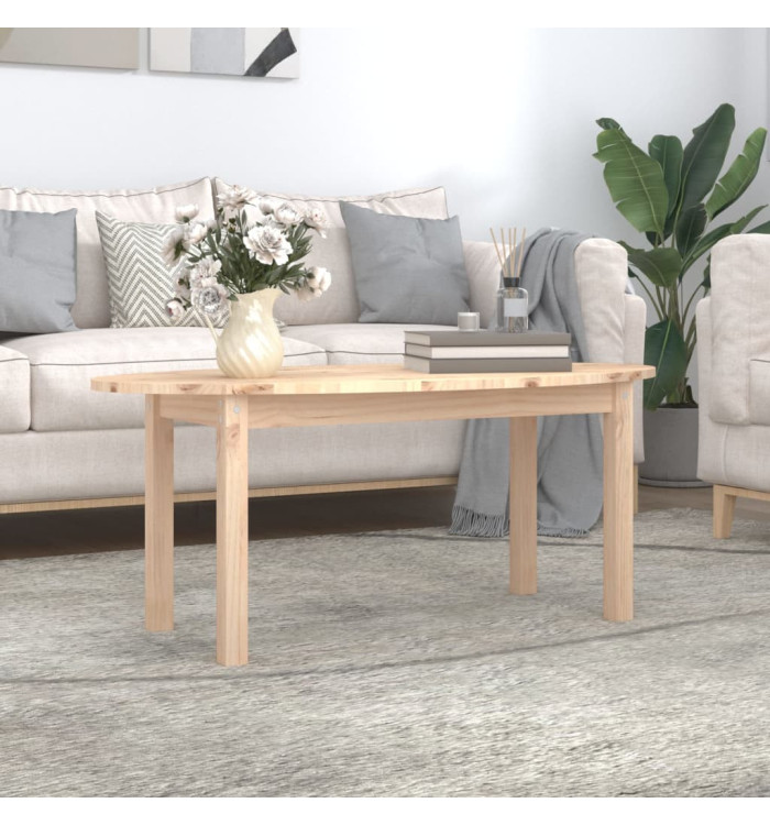 Table basse 110x55x45 cm Bois massif de pin | Mobilier & Déco