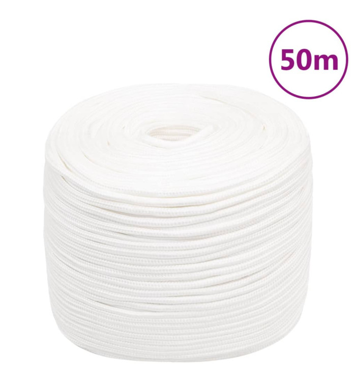 Corde de bateau Blanc complet 10 mm 50 m Polypropylène | Mobilier & Déco