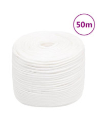 Corde de bateau Blanc complet 10 mm 50 m Polypropylène | Mobilier & Déco