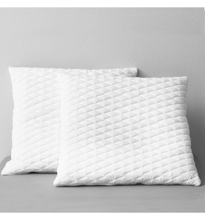 Oreillers lot de 2 70x60x14 cm Mousse à mémoire de forme | Mobilier & Déco