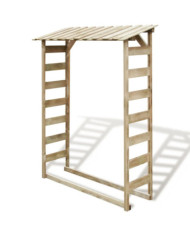 Abri de stockage du bois de chauffage 150x44x176 cm Pin imprégné | Mobilier & Déco