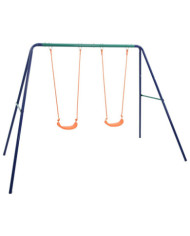 Ensemble de balançoire 2 places Acier | Mobilier & Déco
